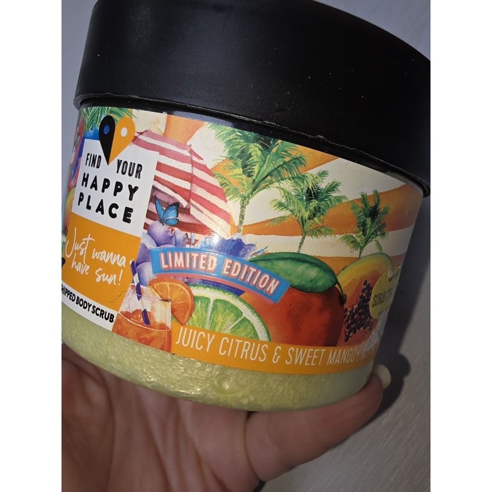 Find Your Happy Place Whipped Body Scrub Lmt Edition Juicy Citrus Sweet Mango